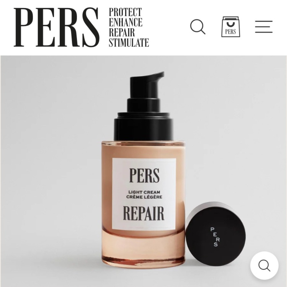 New PERS Skincare Light Creme 50ml Made in France